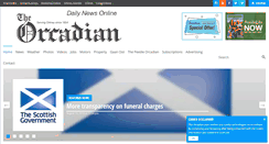 Desktop Screenshot of orcadian.co.uk