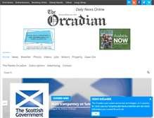 Tablet Screenshot of orcadian.co.uk